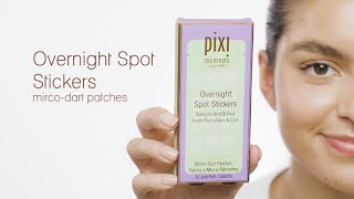 Pixi Overnight Spot Stickers How to Use Tutorial