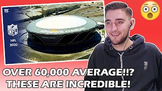 British Soccer Fan REACTS to All NFL Stadiums 2021 for the First Time **These are Incredible**