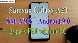 samsung a10-a20-a30-a40 frp bypass google account 9.0