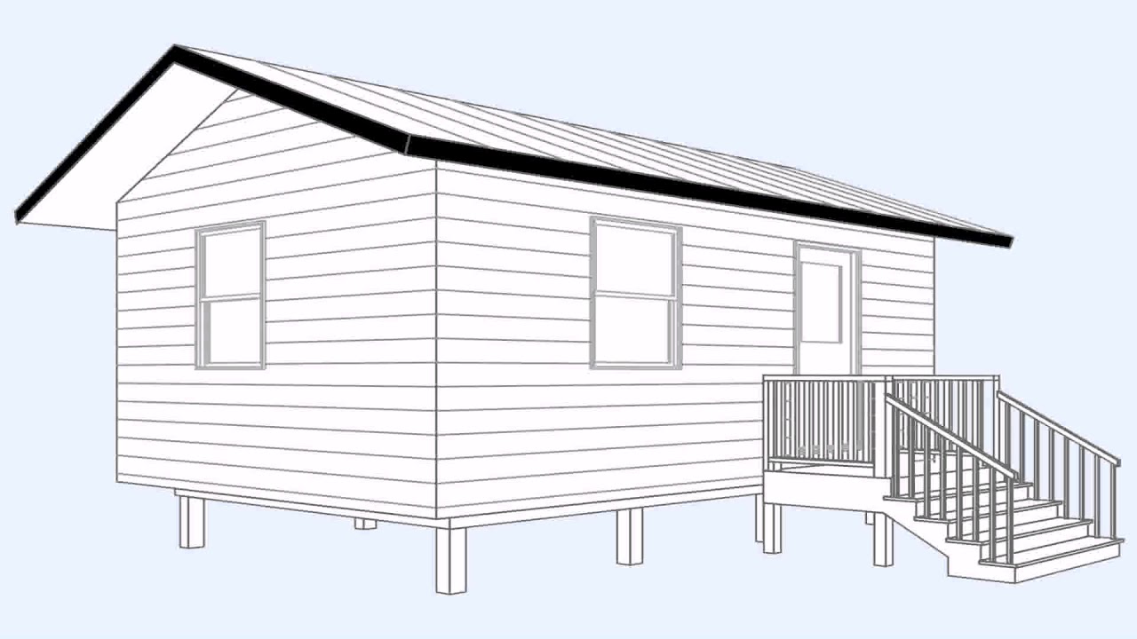 12 By 20 Cabin Floorplans - 20 X 30 Cabin Floor Plans with Loft 12 X 32.
