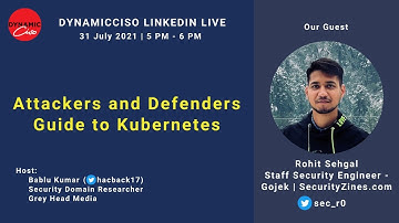 Attackers and Defenders Guide to Kubernetes w/ Rohit Sehgal