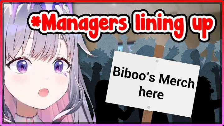 [ENG SUB/Hololive] Biboo just found out that Hololive Managers lining up for her Merchs