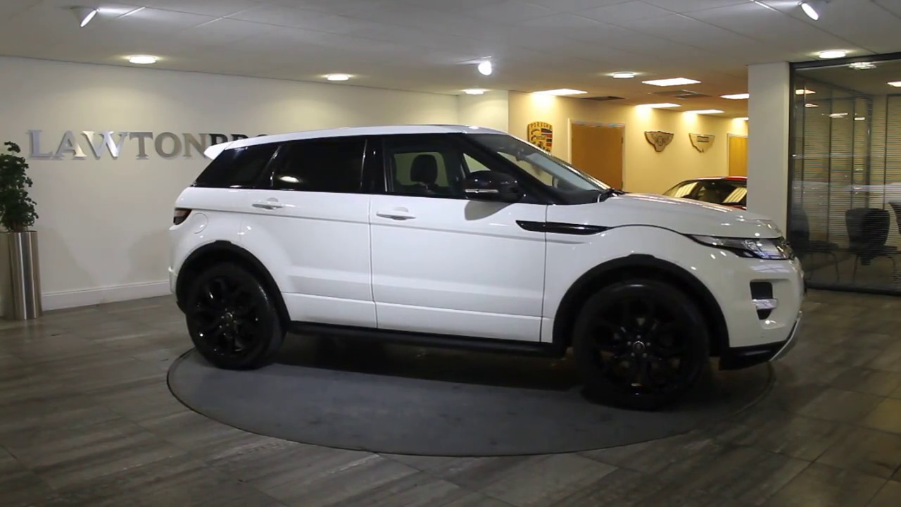 Range Rover Evoque White with Black Lawton Brook - YouTube