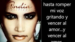 India Martinez - Vencer Al Amor Letra Lyrics