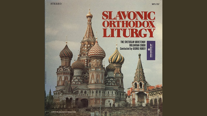 Slava I Edinorodni (Glory and Only Begotten)