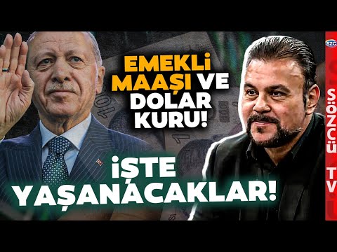 Emekliye Temmuz Zammı, Erdoğan'ın Emekli Planı ve 2024 Dolar Kuru! Murat Muratoğlu Anlattı