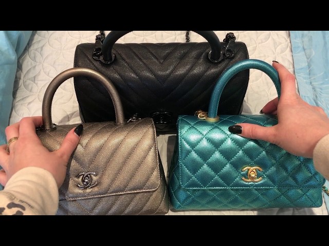 Part 2 : WHAT FITS Comparison, CHANEL CoCo Handle Mini Flap VS