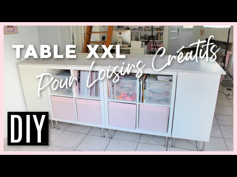 diy-craft-table-xxl-/-ikea-kallax-hack-(français)