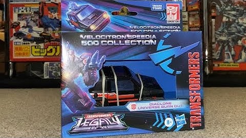 Transformers legacy velocitron speed is 500 deluxe Burn Out complete transformation process video