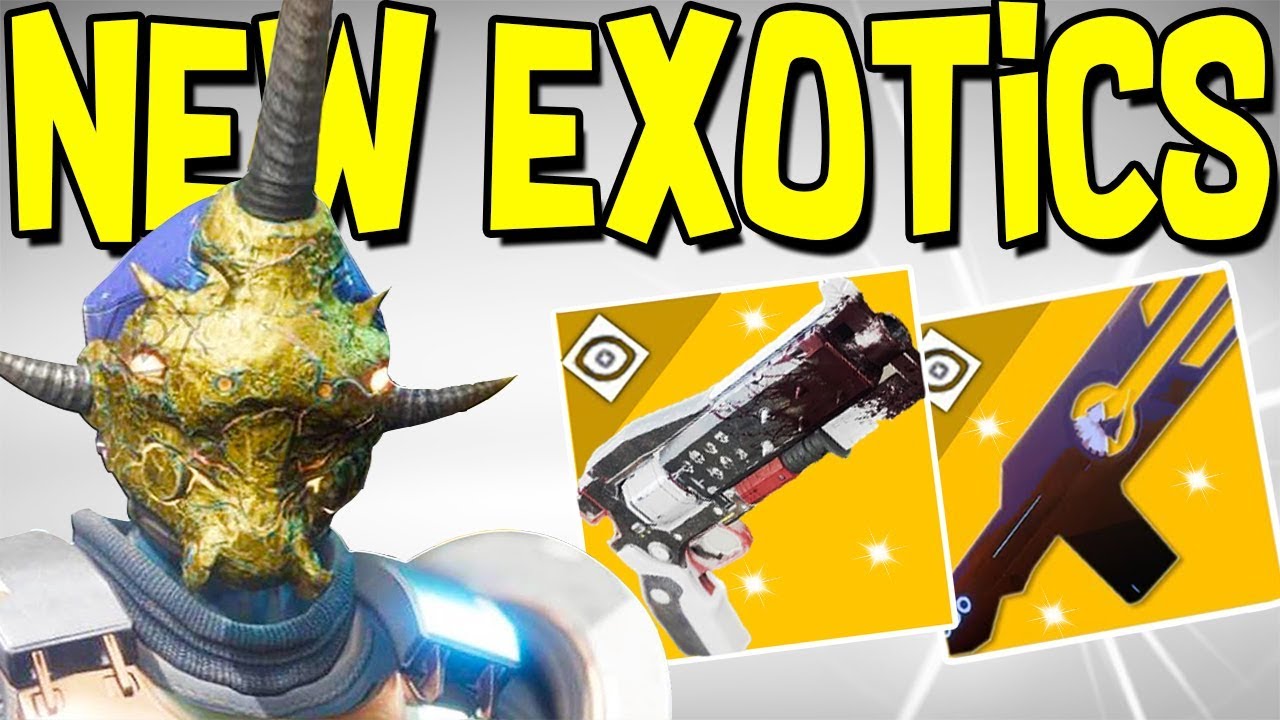 Destiny 2 NEW EXOTICS & RED DEATH HAND CANNON! New Energy Snipers