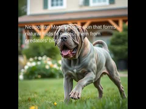 Neapolitan Mastiffs have skin that forms natural folds to protect them from predators' bites!