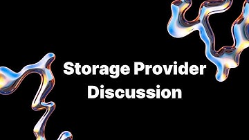 Storage Provider Discussion | SPWG 12.18