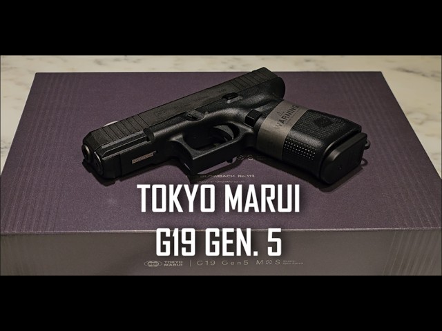 Tokyo Marui G19 Gen 5 - Unboxing and First Shots - YouTube