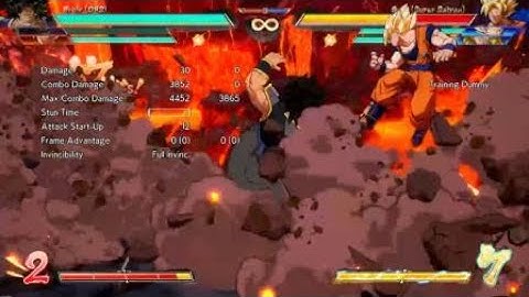 DRAGON BALL FighterZ DBS Broly DR to float combo