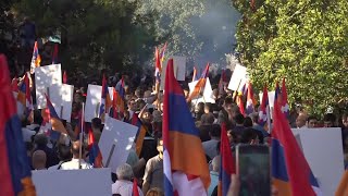Scuffles as Armenian community in Lebanon protest outside Azerbaijani Embassy near Beirut