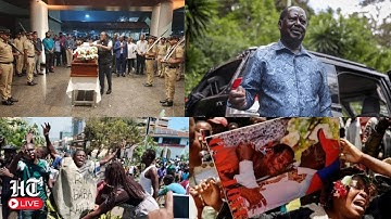 Raila Odinga Final Journey LIVE | Public viewing in Nairobi, Kisumu ahead of Sunday burial | Kenya