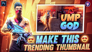 How To Make This Trending Montage Thumbnail In Android | Ump God Montage Thumbnail Tutorial