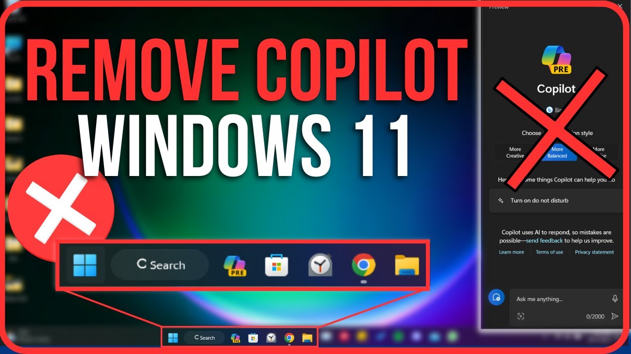 windows 11 how to remove copilot