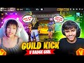 Guild Test Prank With Cute V Badge Girl 🥰 Got Cutest Reactions 😦 - Garena free fire