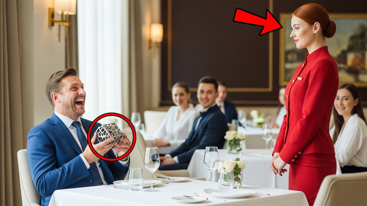 Millionaire Tried to Show Off His Puzzle — The Waitress Solved It in 30 Seconds and Walked Away