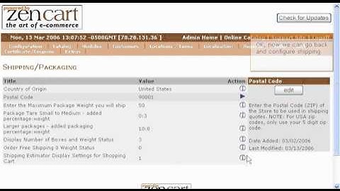 Adding shipping modules in Zencart