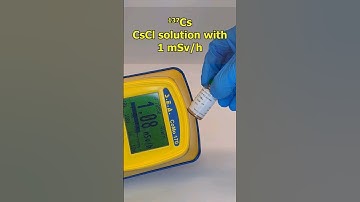 Cs-137 is a nasty fission product. #science #radioactivity #chemistry #nuclear #chernobyl