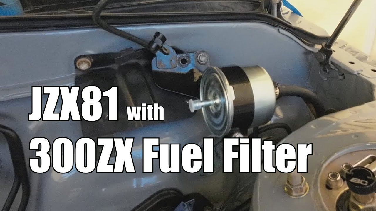 Nissan 300zx fuel filter on a Toyota JZX81 build YouTube