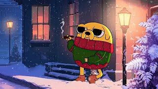 Winter Smoke Chill ❄ Beats to sleep/study/relax to ~ Lofi hip hop mix