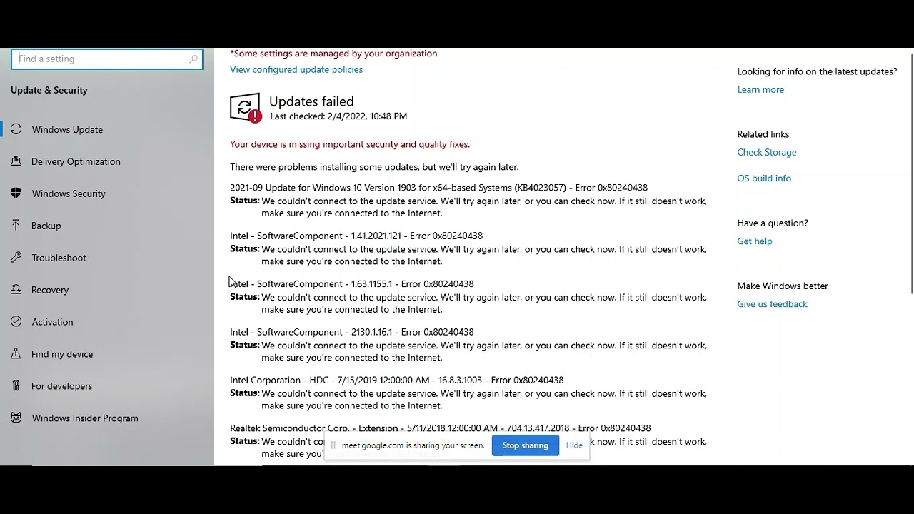 UPDATE WINDOWS SECURITY SIGNATURES YouTube