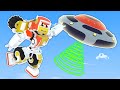 UFO Sighting! 👽 Robofuse | Rescue Vehicles for Kids
