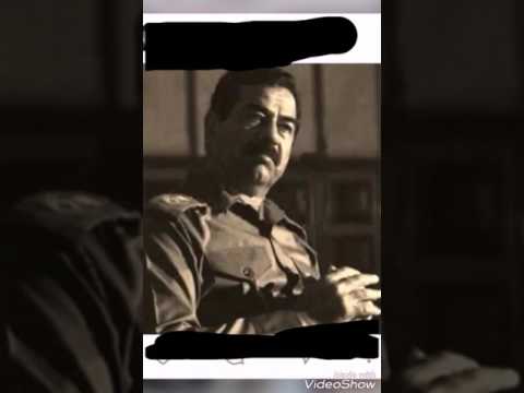 صقور بالجو اعتلت صدام حسين