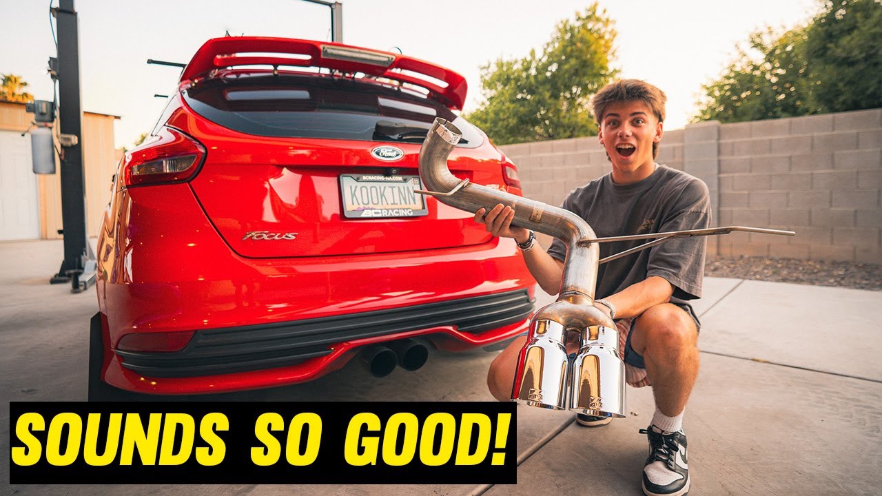 Focus ST AWE Track Edition Exhaust (INSANE BACKFIRES!!)