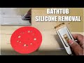 HOW TO REPAIR A BATHTUB | REMOVE SILICONE on a BATHTUB before REGLAZING | DP TUBS