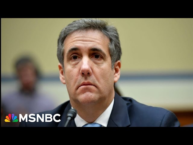 'Last nail in the coffin': Michael Cohen says he paid Stormy Daniels at Trump's direction class=