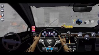 Heavy Rain 🌧️ - Volkswagen Passat Sheriff Driving 🤡 | Truck Simulator Ultimate | Gameplay screenshot 2