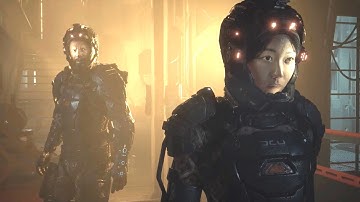 Callisto Protocol 25 §5 Lost Power Station Control Room S501 / Courtyard Airlock S106