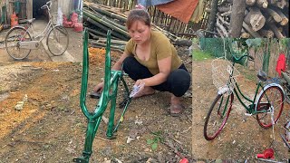 Genius girl restores bicycles bought from scrap