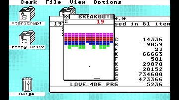 Breakout - ATARI ST (ACC / GEM)