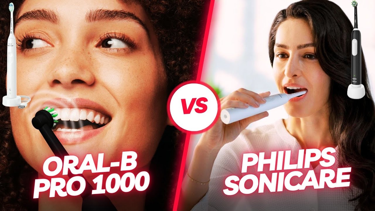 Oral B Pro 1000 VS Phillips Sonicare 4100 Which Is Best For You YouTube