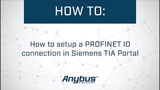 how to setup a profinet io connection in siemens tia portal