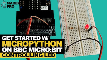 How to Get Started with MicroPython on the BBC micro:bit - Controlling our LED