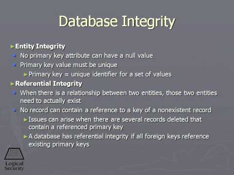 703 Database Integrity