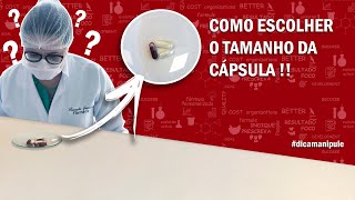 QUAL NÚMERO DE CÁPSULA USAR NA FORMULAÇÃO??  | DICA MANIPULE #014