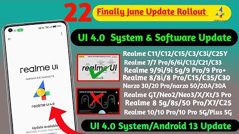 Realme UI 4.0 Android 13 Stable Update & Features//Realme UI 4.0 June stable update