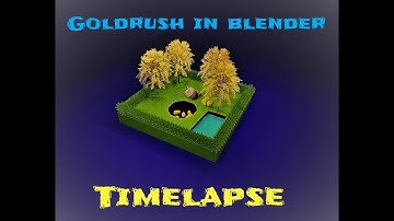 Lets Model  Goldrush in blender  ||  Timelapse || Jabree 3d