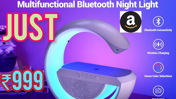 MUAOSKY 3 in 1 Night Light Bluetooth Speakers with 15W Wireless Charger #unboxing #familyvlog