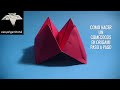 Como hacer un comecocos en origami paso a paso