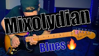 Video thumbnail of "D Mixolydian Blues Jam | Sexy Guitar Backing Track"