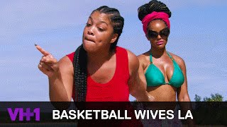 Mehgan James & Angel Brinks Lose Their Cool | Basketball Wives LA