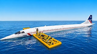 CONCORDE EMERGENCY WATER LANDING | Roblox Cabin Crew Simulator